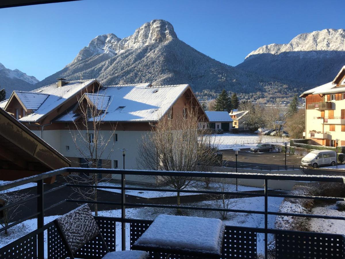 Appartement Plein Centre Village, Vue Montagnes, Proximite Immediate Lac Doussard Exterior foto